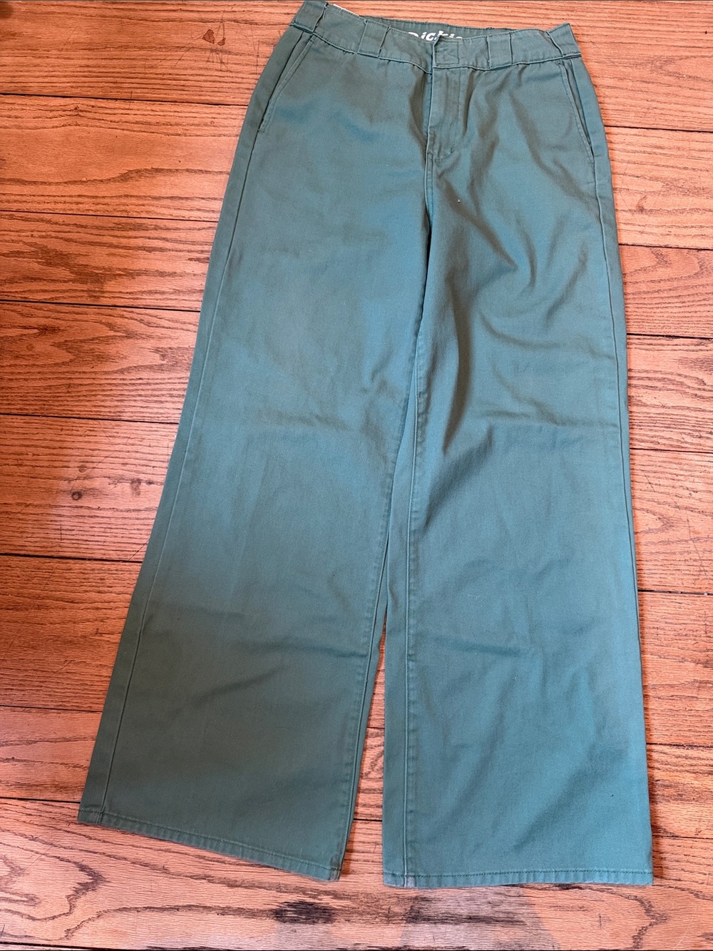 Dickies Green Worker Wide Leg Skater Pants